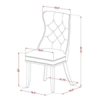 7 Piece Kitchen Table Set Includes 48" Round Table In Black Color