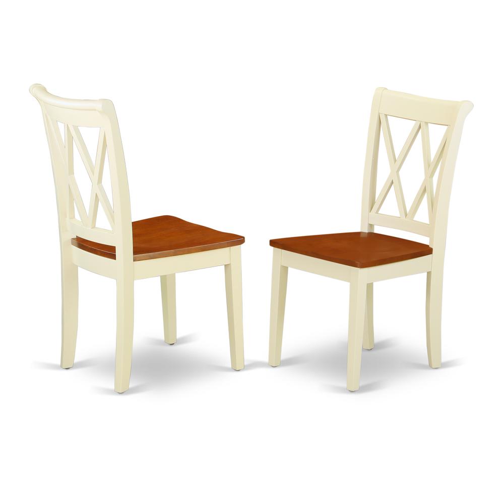 Dining Room Set Buttermilk & Cherry, PLCL5-BMK-W