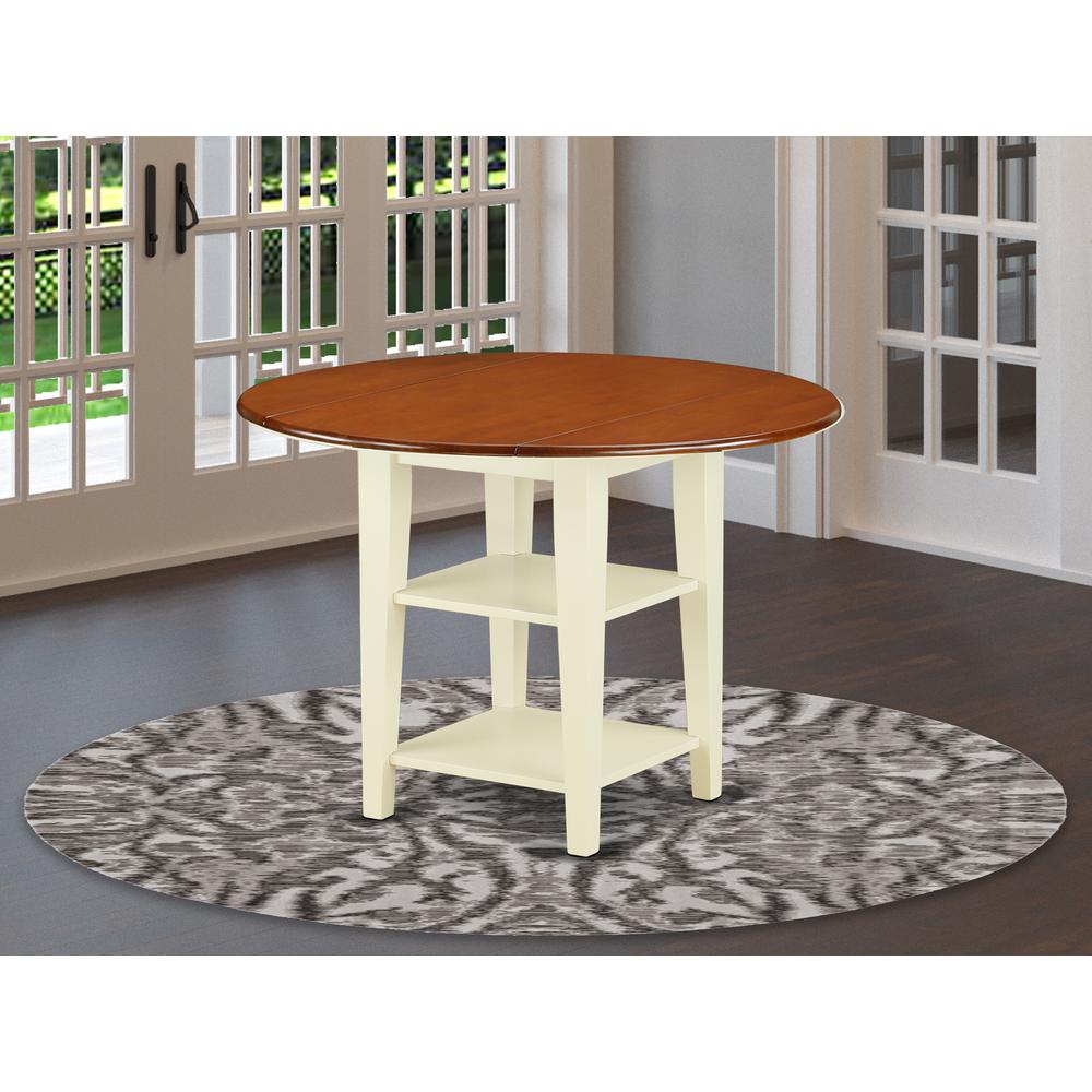 Dining Table Buttermilk & Cherry, SUT-BMK-T