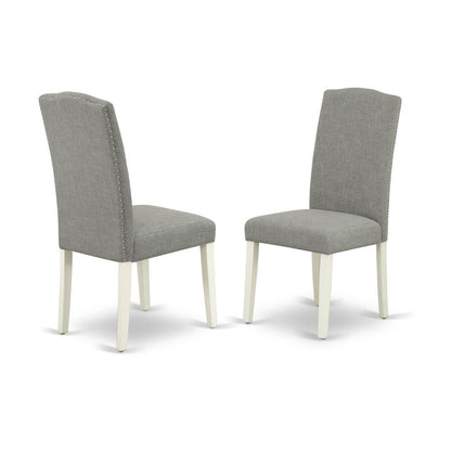 Dining Room Set Linen White, BOEN3-LWH-06