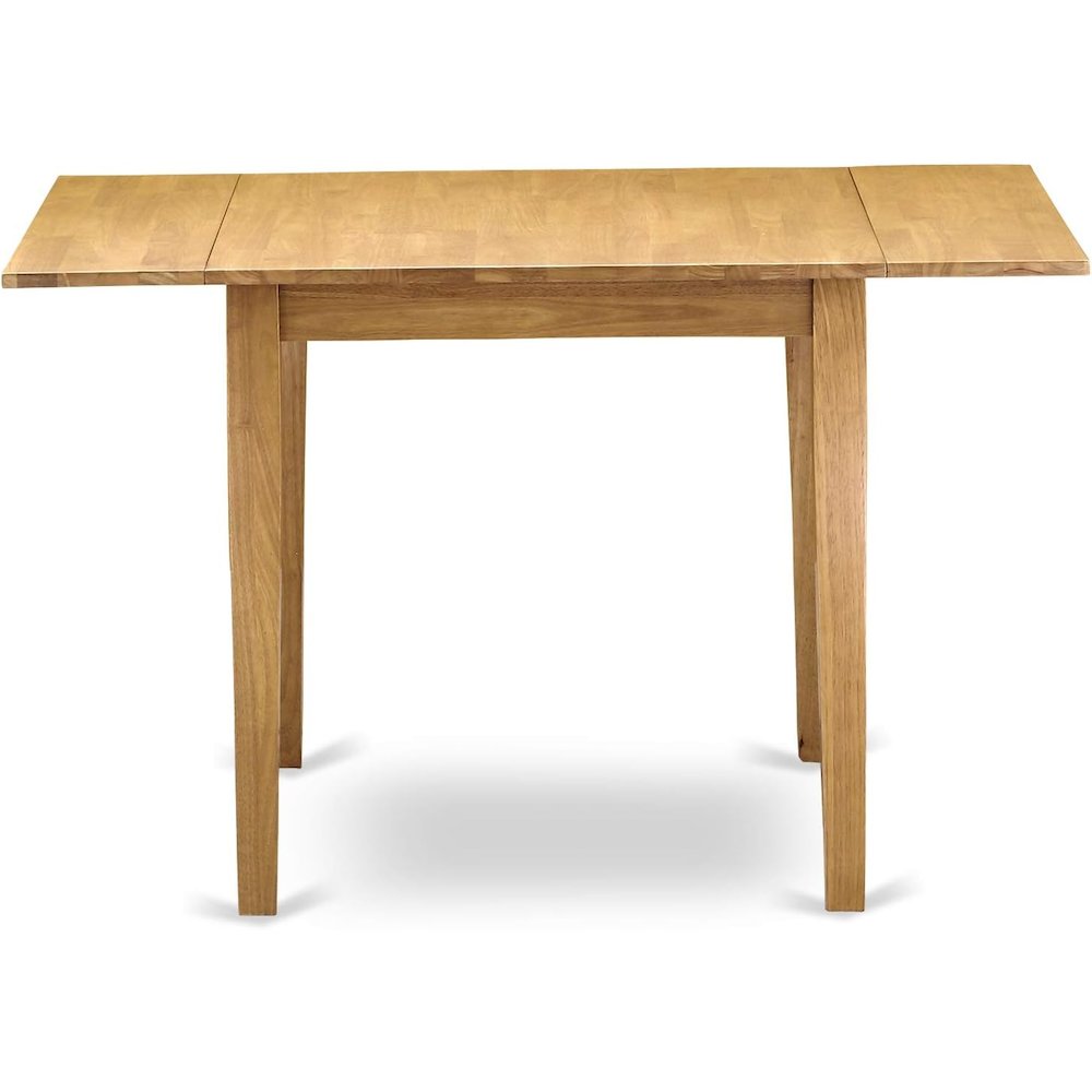 Solid Wood Drop Leaf Kitchen Table and Chairs for Small Dining Spaces