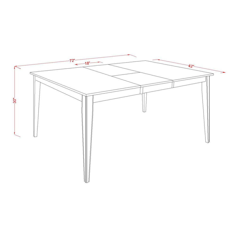 Dining Room Set Cappuccino, HEDR7-CAP-03