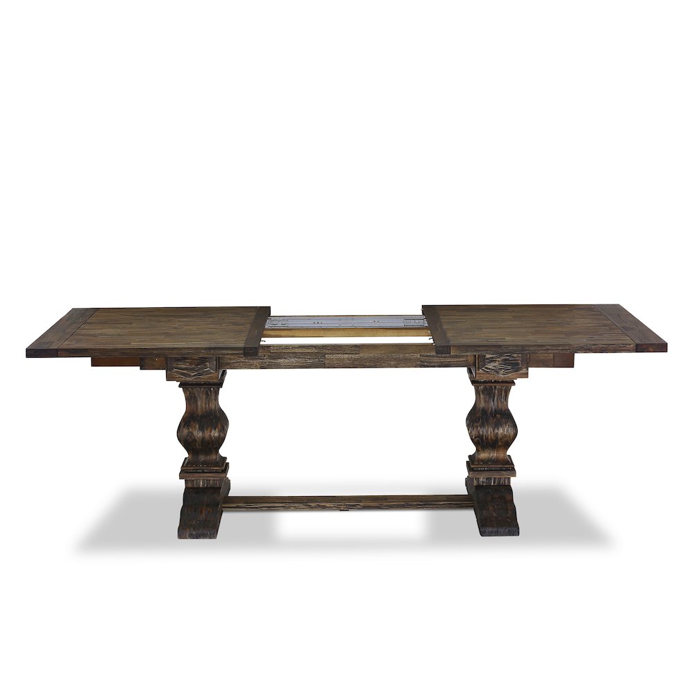 5 Piece Dining Set Consists of a Rectangle Wooden Table with Butterfly Leaf
