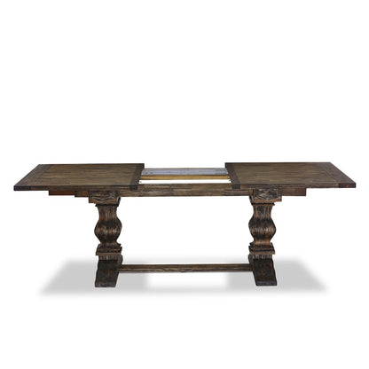 5 Piece Dining Set Consists of a Rectangle Wooden Table with Butterfly Leaf