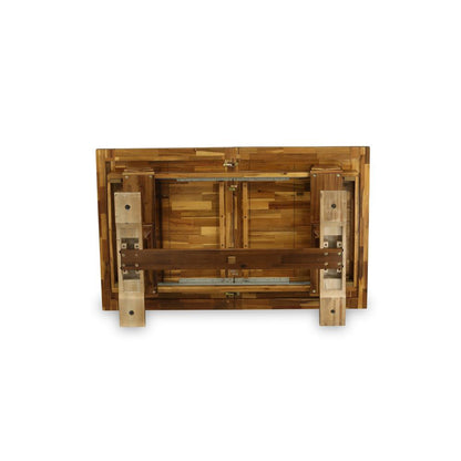 5-piece dining table set with Chair’s Legs and Modern Gray Linen Fabric