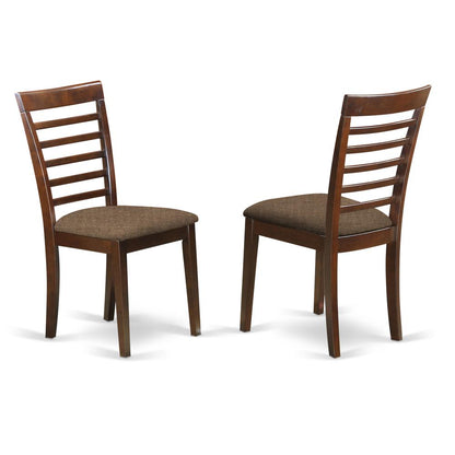 OXML3-MAH-C 3 Pc Dinette Table set with a Dining Table and 2 Dining Chairs in Mahogany