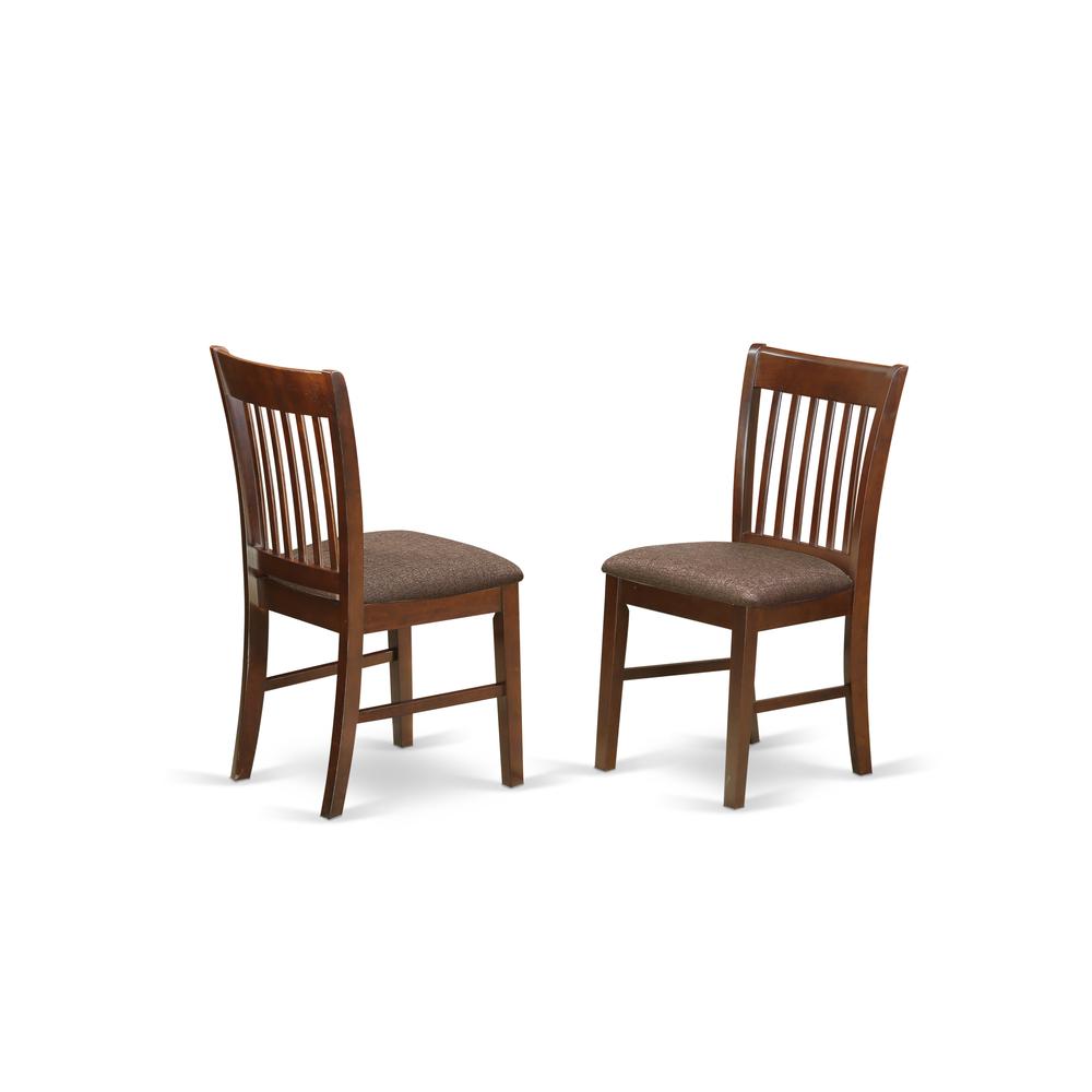 DUNO7-MAH-C 7 PC Dinette Table set for 6-Dinette Table and 6 dinette Chairs