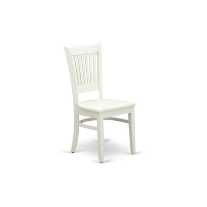 9-Piece Kitchen Dining Table Set, Linen White