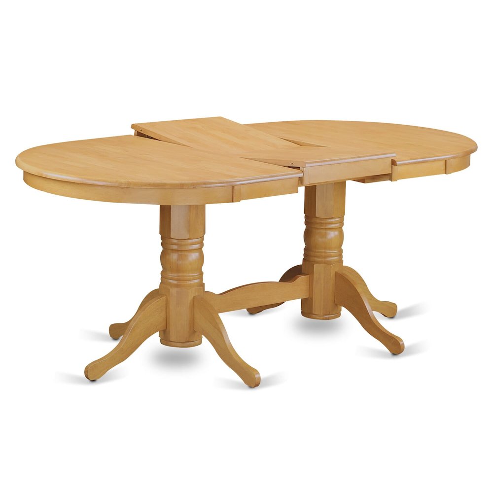 VAAN9-OAK-C 9 PC Dining room set - Kitchen dinette Table and 8 Kitchen Dining Chairs