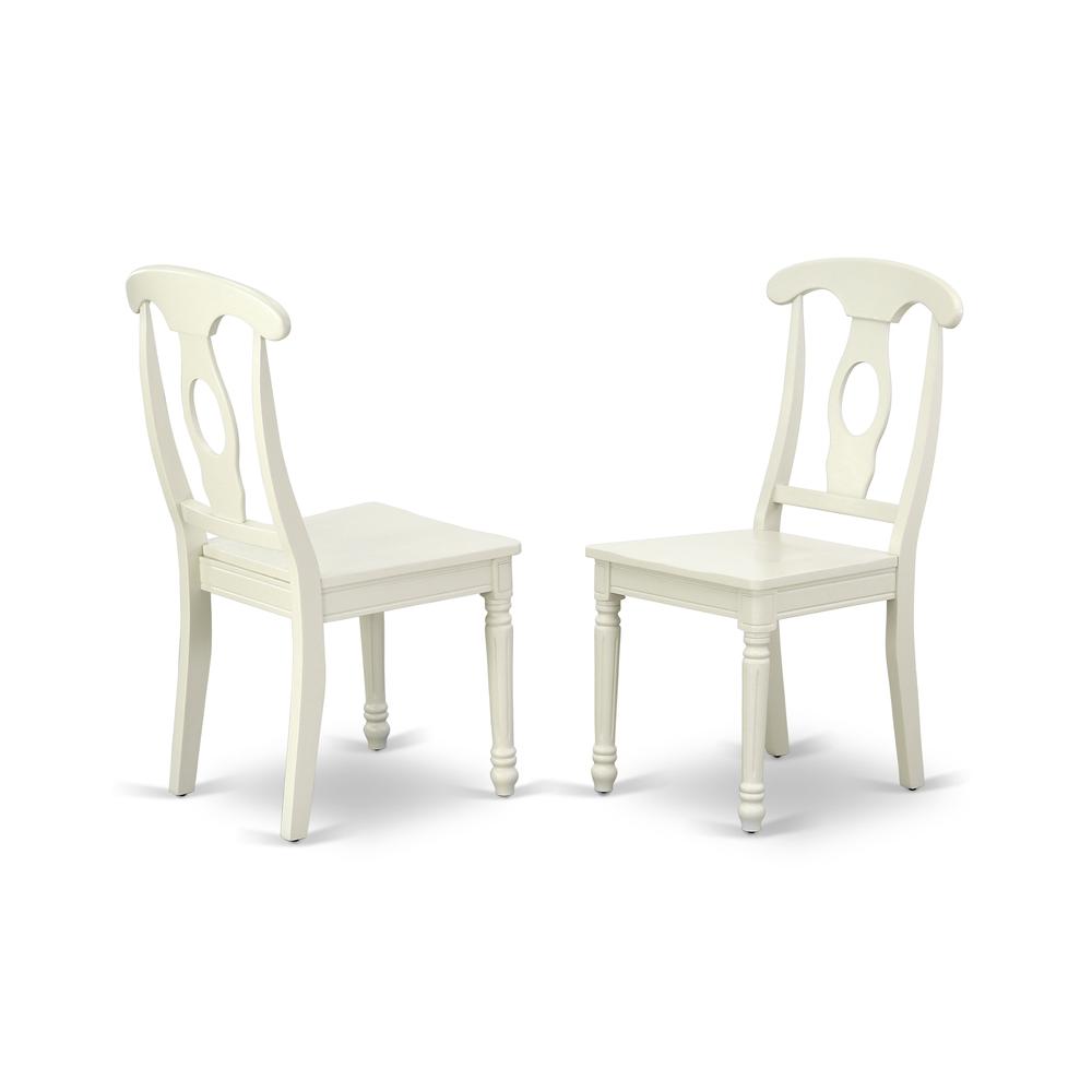Dining Room Set Linen White, BOKE5-LWH-W