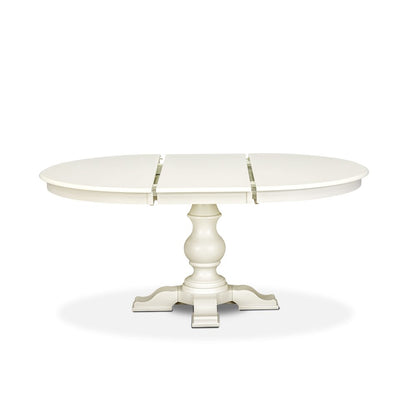 5-Piece Kitchen Table Set, Linen White