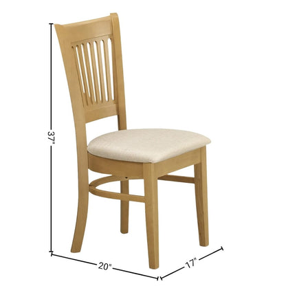 Solid Wood Drop Leaf Kitchen Table and Chairs for Small Dining Spaces