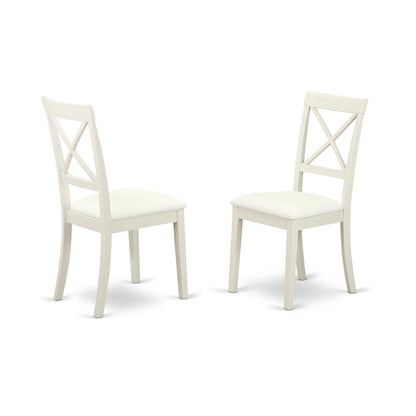 Dining Room Set Linen White, WEBO7-LWH-LC