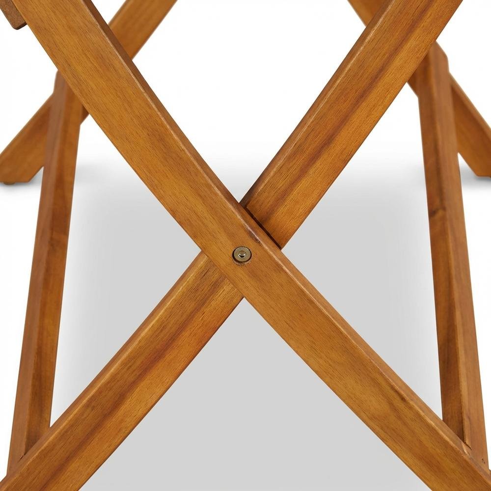 7-Piece Warm-Tone Oil Patio Dining Set with Weatherproof Wood and 6 Chairs