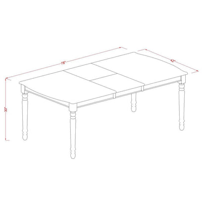 5  PC  small  Kitchen  Table  set  for  4-Dining  Table  and  4  dinette  Chairs