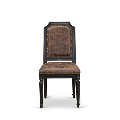 5 piece Dining Room Set consists of a Kitchen Table and 4 Dinner Chairs
