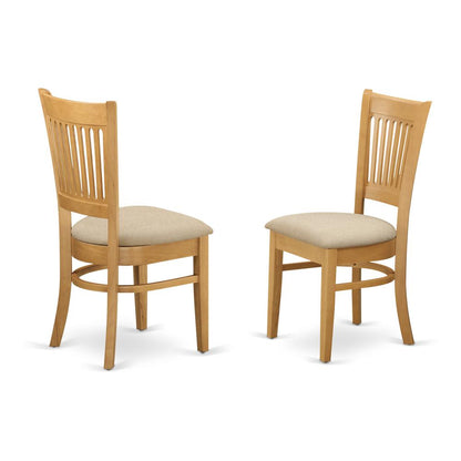 CAVA5-OAK-C 5 PcSmall Kitchen Table set - Kitchen Table and 4 Dining Chairs