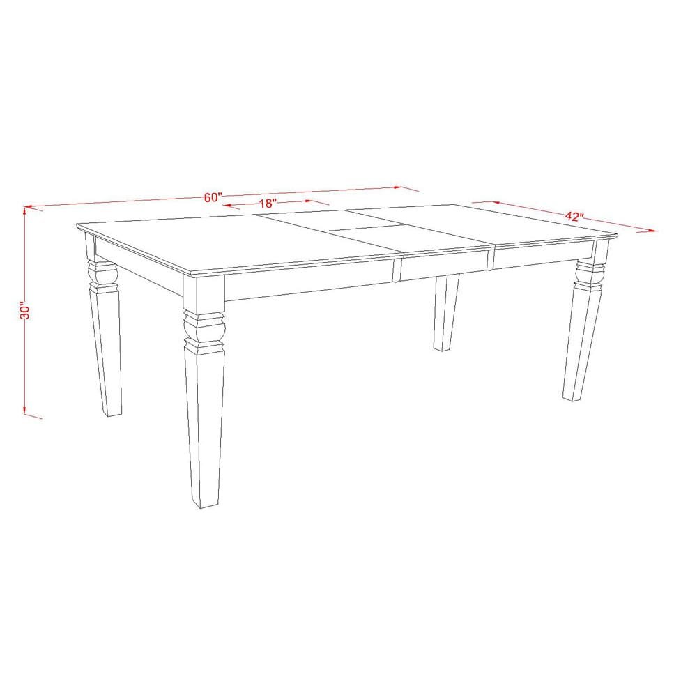 7  Pc  Dining  room  set-Dining  Table  and  6  Dining  Chairs