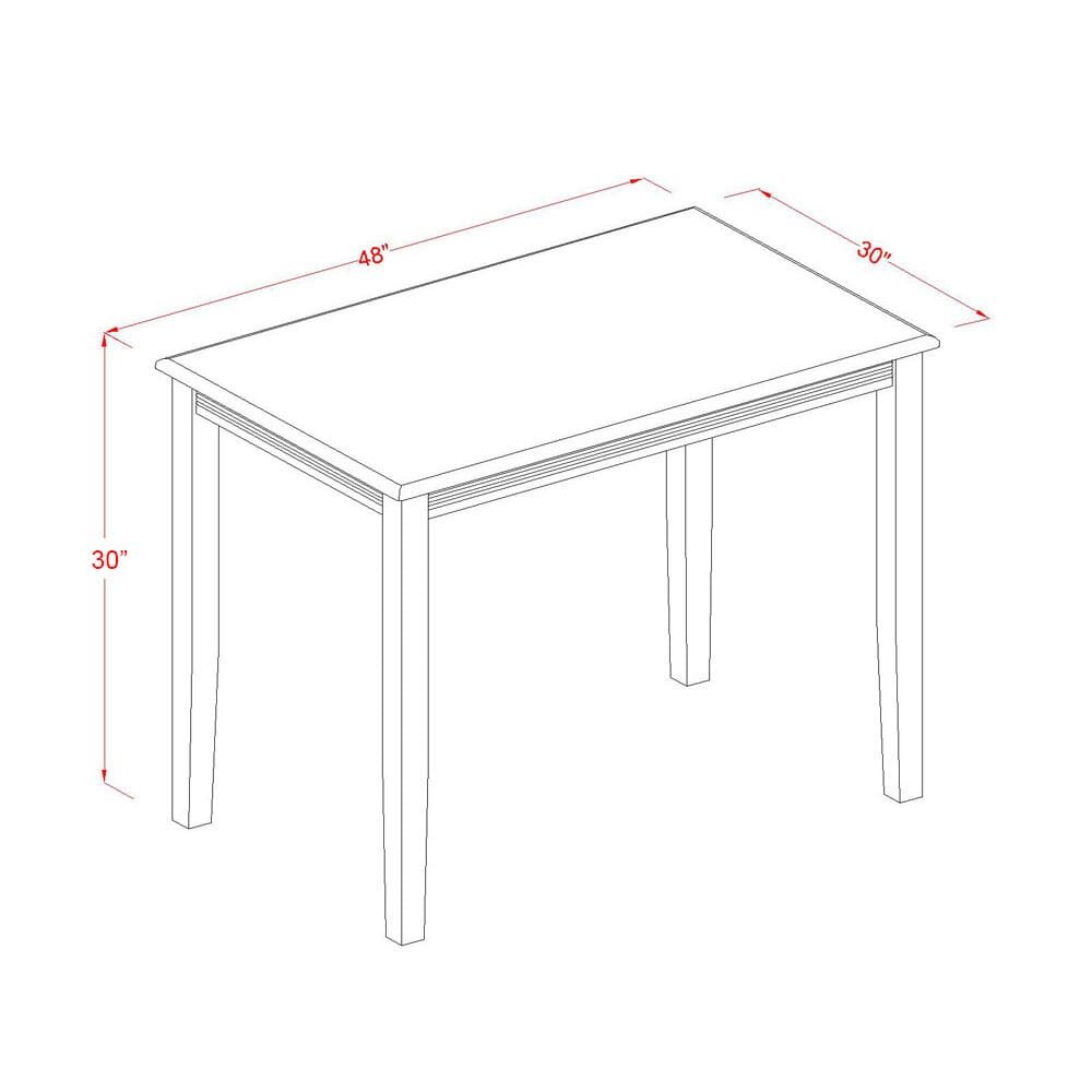 3 Piece Kitchen Table Set contain A Wooden Dining Table