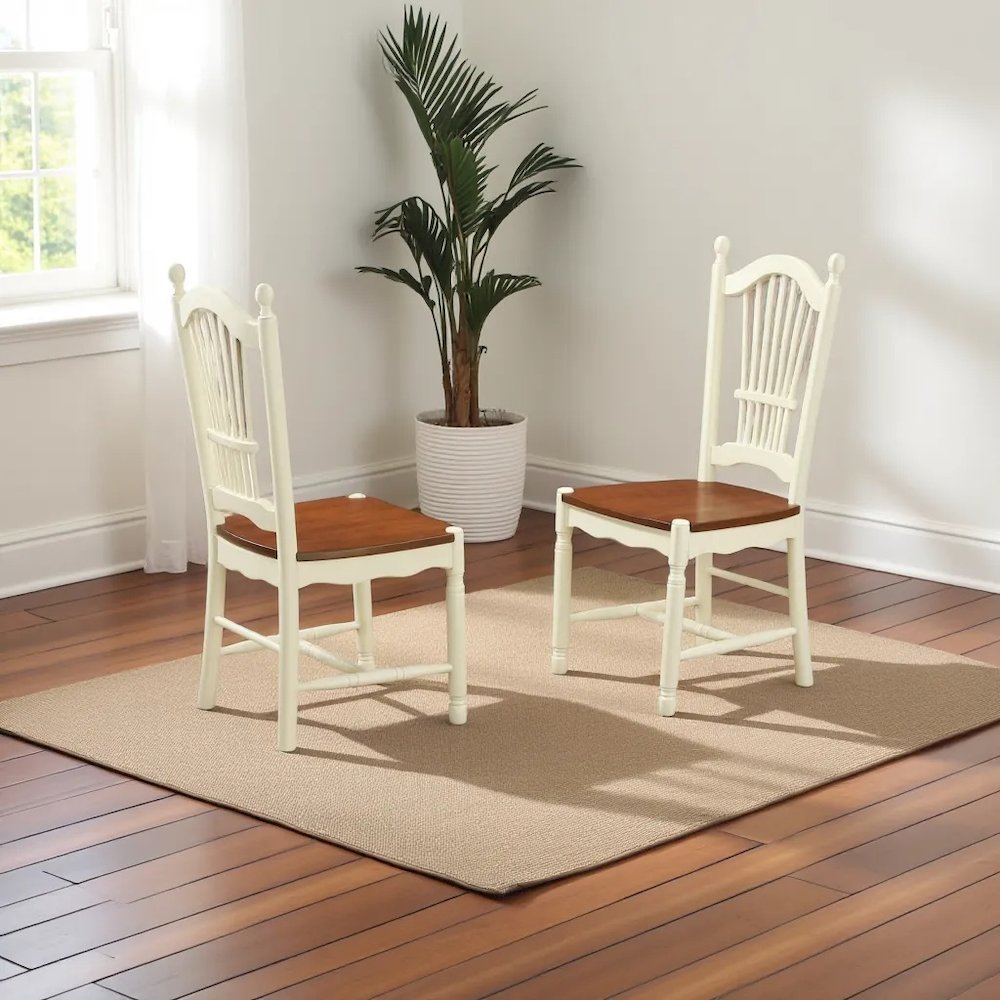Elegant Wooden Dining Chair Set of 2 for Kitchen and Dining Room