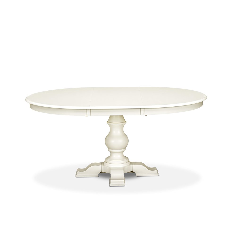 5-Piece Kitchen Table Set, Linen White