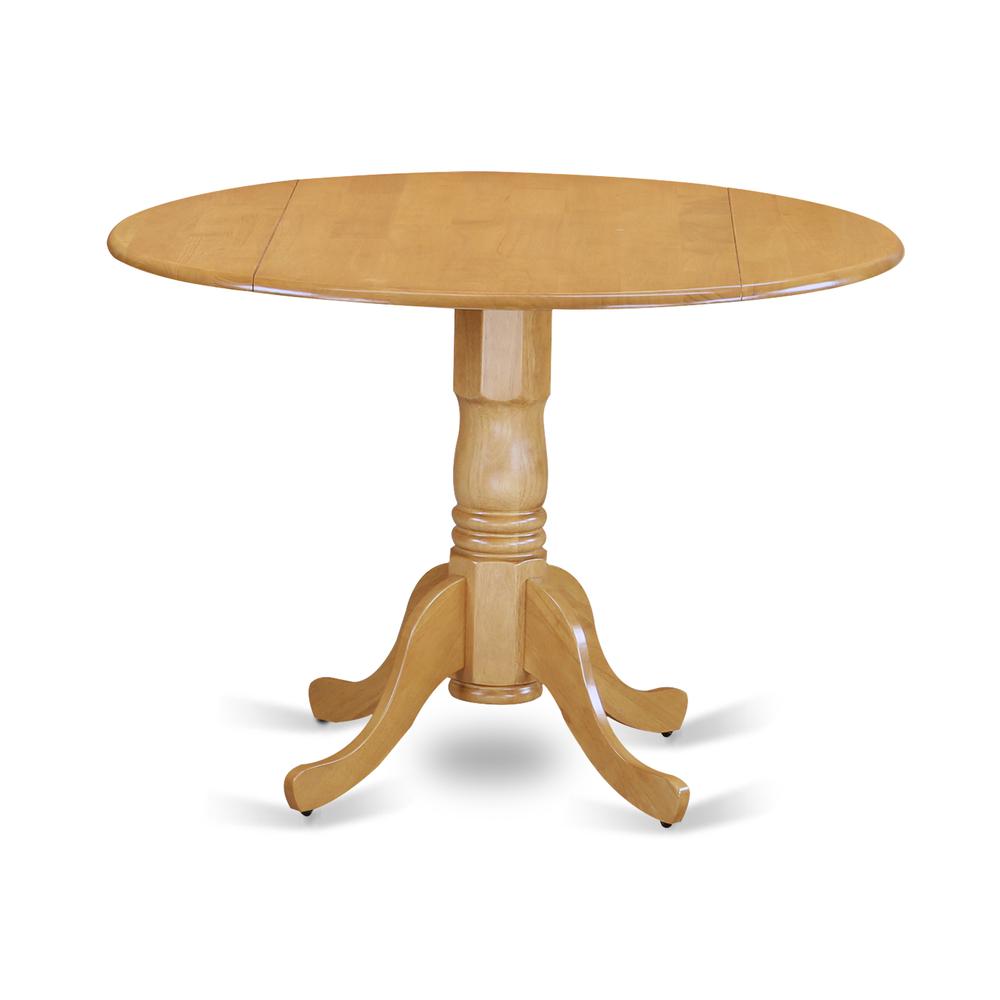 DLNO3-OAK-C 3 Pc Kitchen nook Dining set-small Table and 2 dinette Chairs