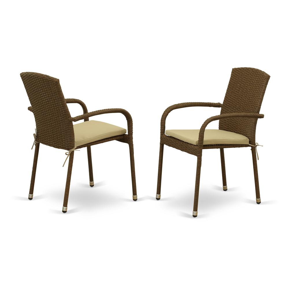 Wicker Patio Set Brown, OSJU5-02A