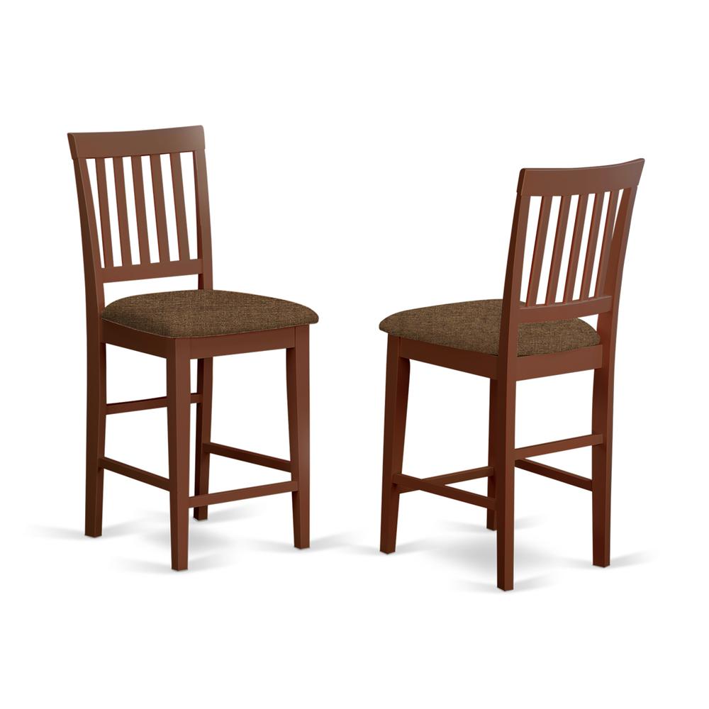 EDVN3-MAH-C 3 PC pub Table set-pub Table and 2 Dining Chairs.