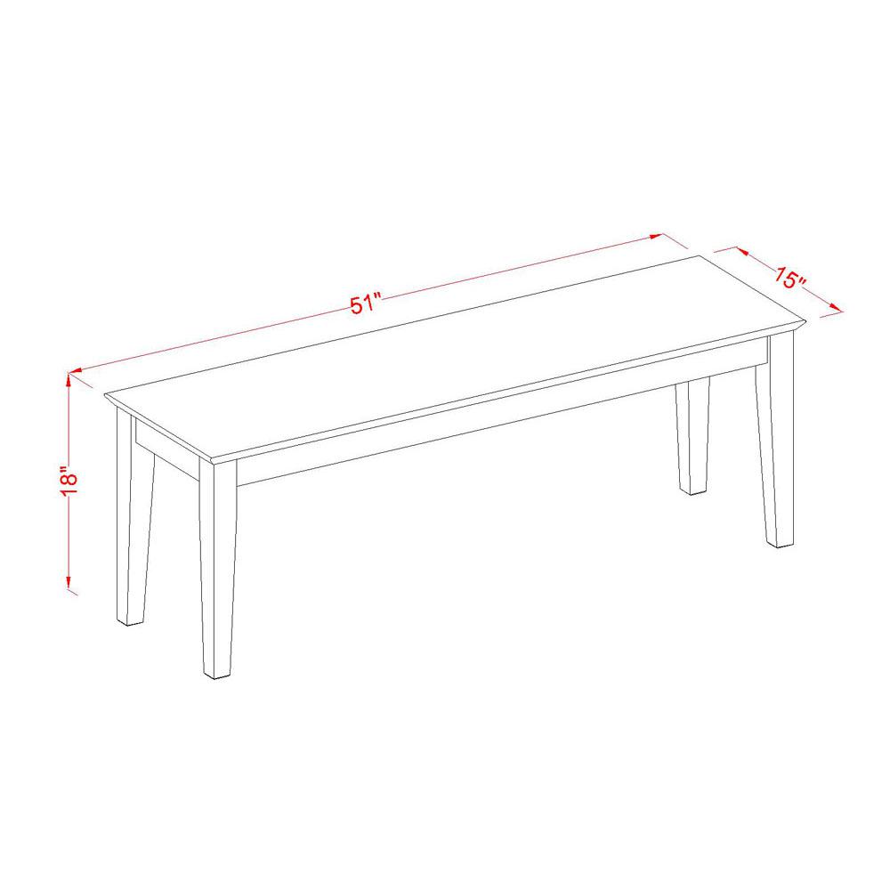 6  Pc  Dining  set  with  bench  set-Dining  Table  and  4  Dining  Chairs  and  Bench