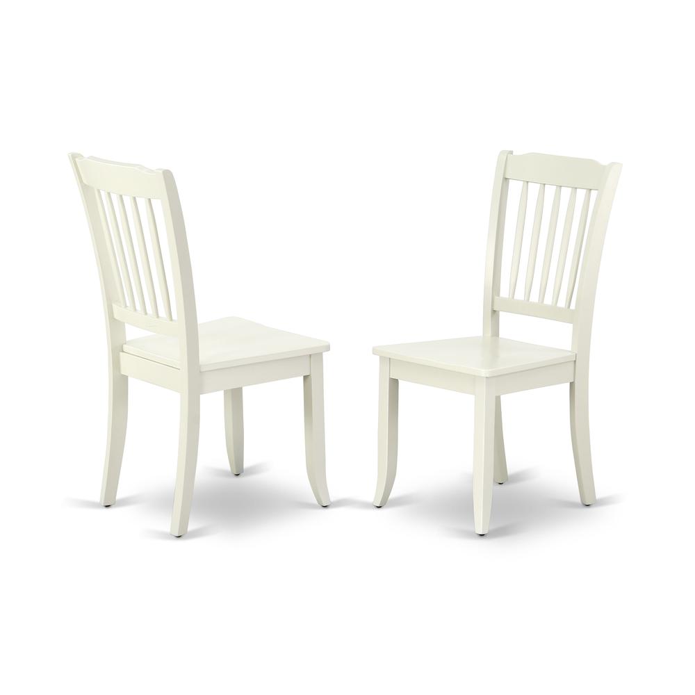 Dining Room Set Linen White, VADA7-LWH-W