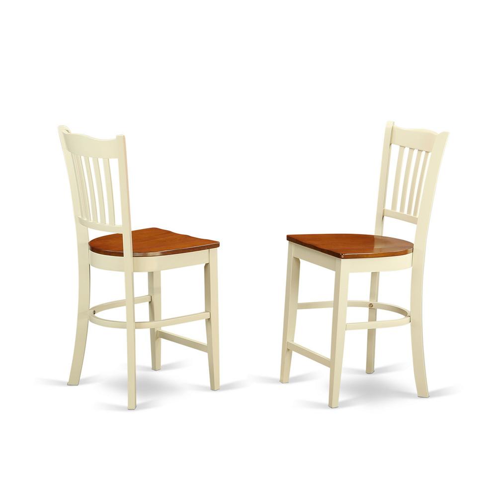 5  PC  counter  height  Dining  set-pub  Table  and  4  bar  stools  with  backs