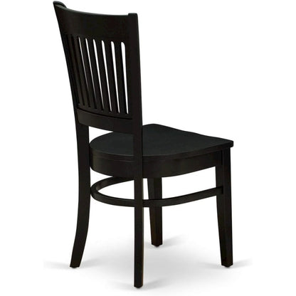 Black 5 Pc Breakfast Nook Table Set, Kitchen Table and Chairs for 4