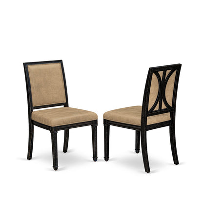 5 piece Dining Table Set includes a Dining Table and 4 Dark Grey Kitchen Chairs