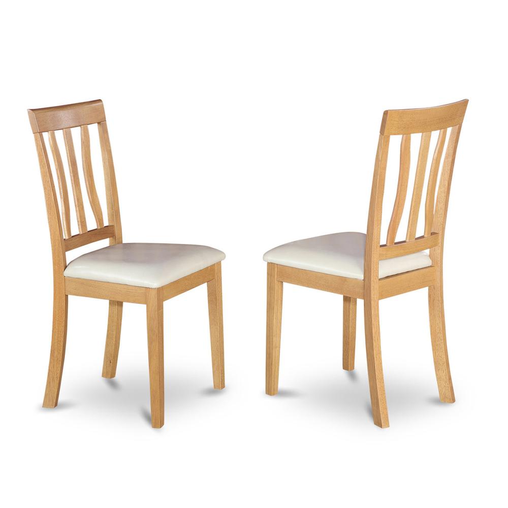 Dining Room Set Oak, AVAT5-OAK-LC
