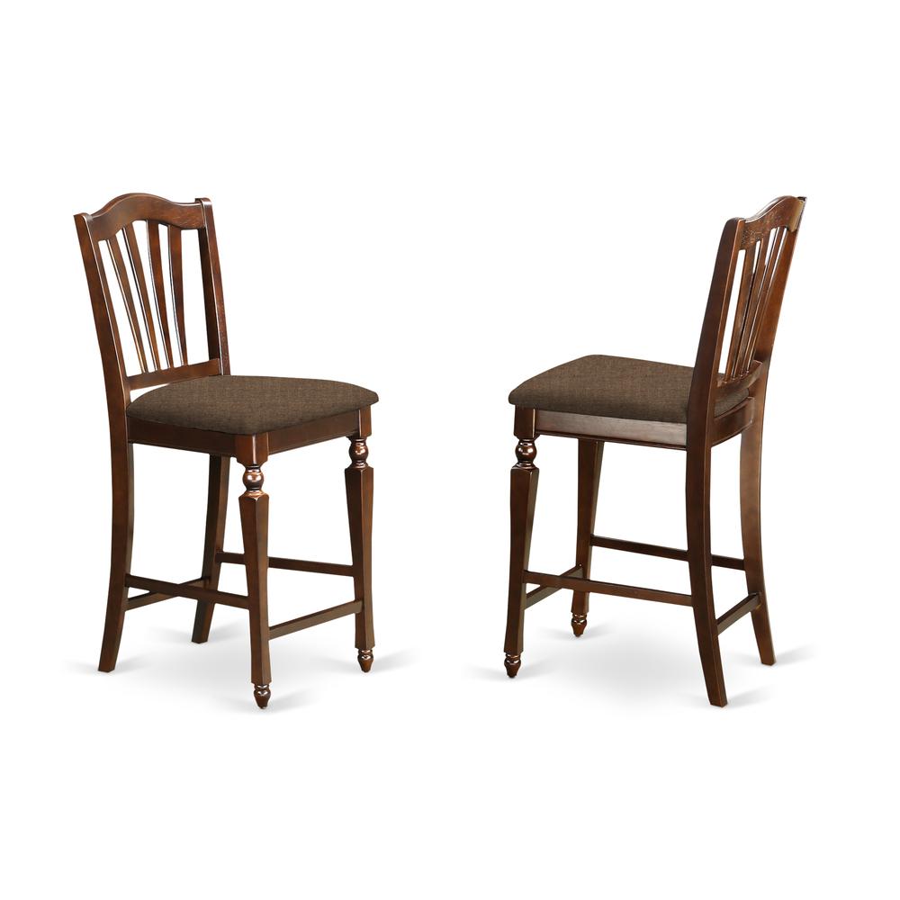 JACH5-MAH-C 5 Pc counter height Dining room set - high Table and 4 Kitchen Chairs.