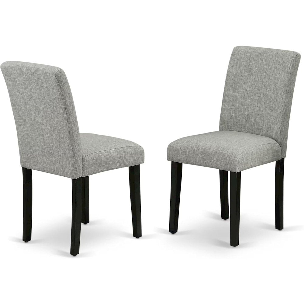 Black Round Dining Table Set for 4 – Kitchen Table Chairs Set of 4 Wood