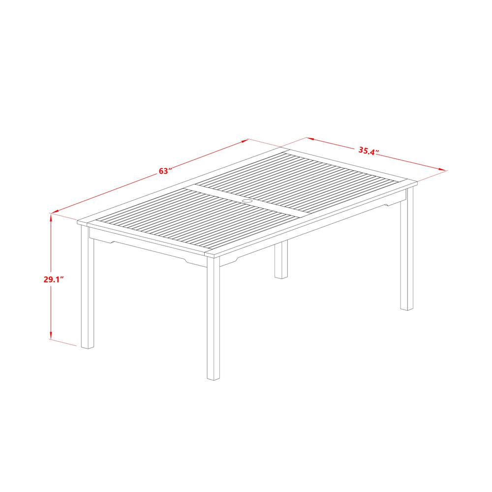 7 Piece Outdoor Patio Dining Sets