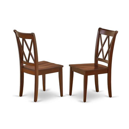 Dining Room Set Mahogany, NOCL5-MAH-W