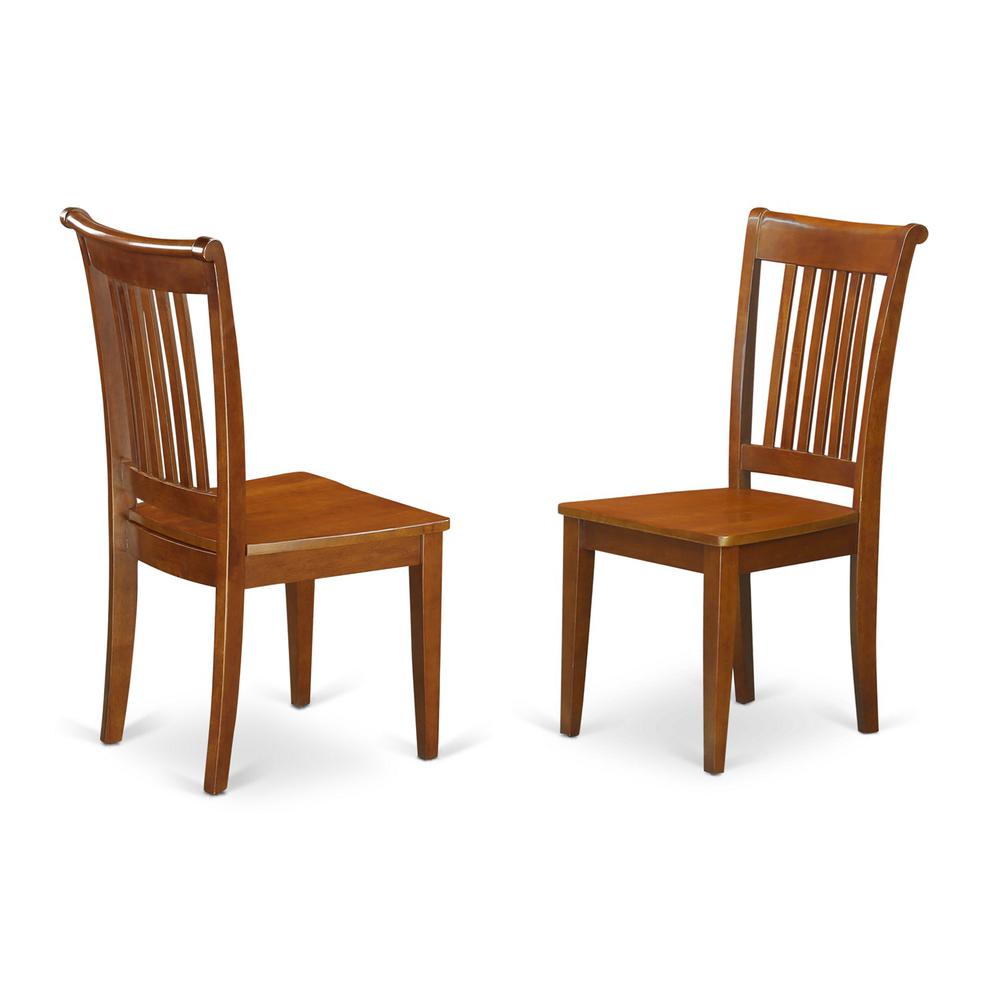 3  PcMilan  with  Leaf  and  2  hard  wood  Kitchen  Chairs  in  Saddle  Brown