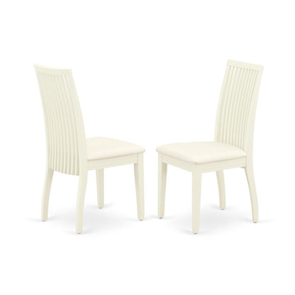 Dining Room Set Linen White, NDIP5-LWH-C