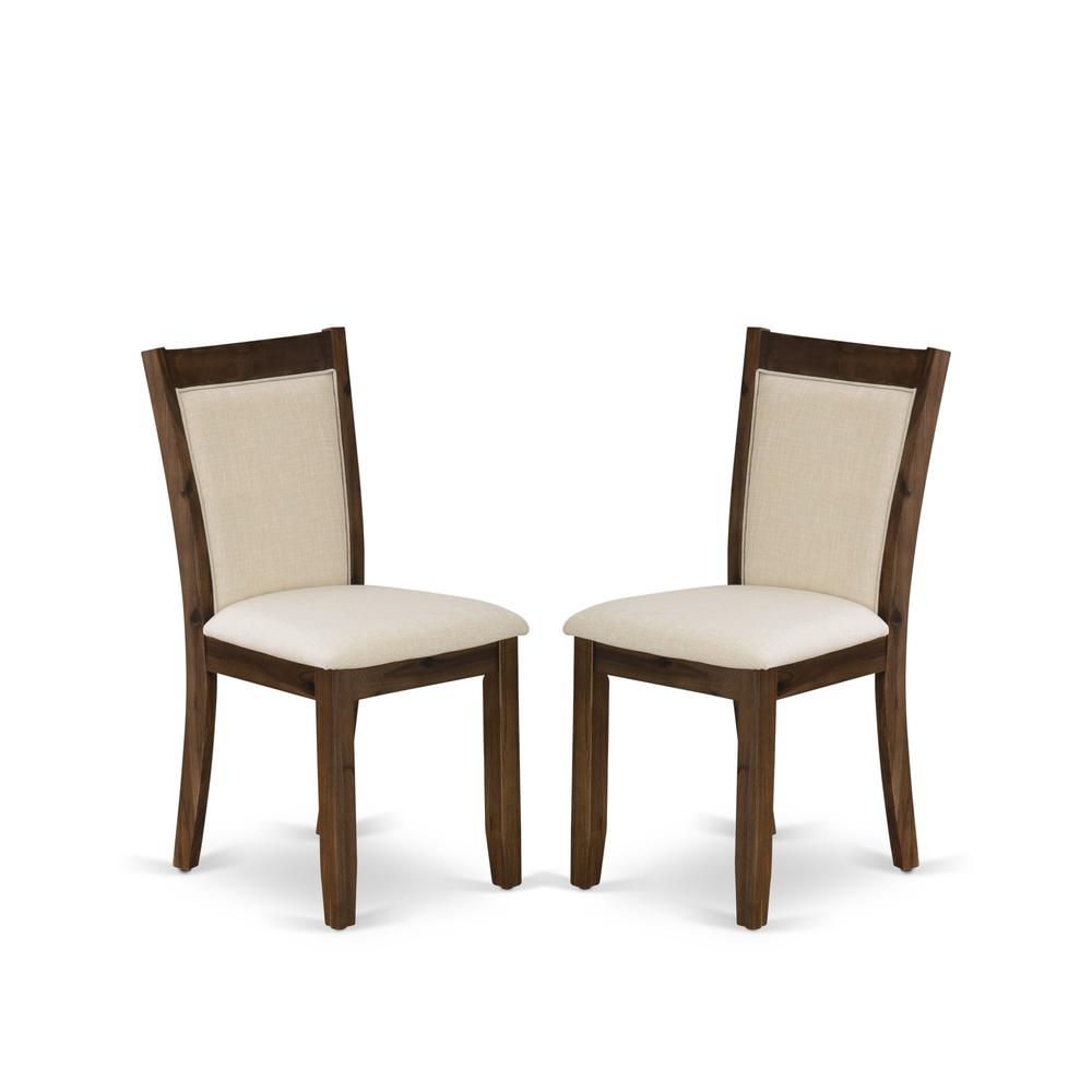 3 Pc Dinette Set Includes a Round Dining Table and 2 Parson Chairs