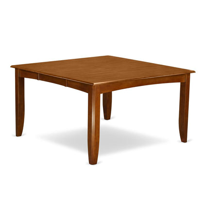 7  Pc  Dining  room  set-Square  Dining  Table  with  Leaf  and  6  Dining  Chairs