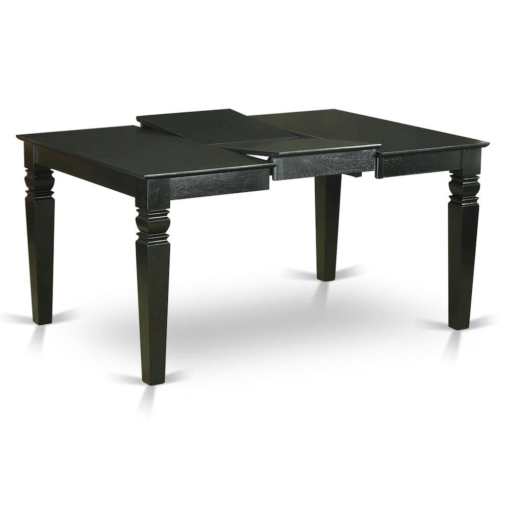 WEPF7-BLK-C 7 Pc dinette set for 6-Dining Table and 6 dinette Chairs