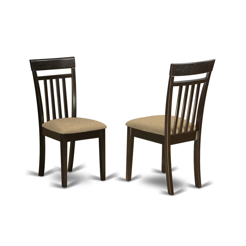 LYCA5-CAP-C 5 Pc Dining room set-Dining Table with Leaf Plus 4 Kitchen Chairs