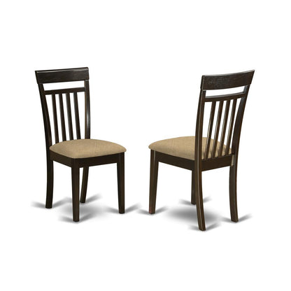 LYCA5-CAP-C 5 Pc Dining room set-Dining Table with Leaf Plus 4 Kitchen Chairs