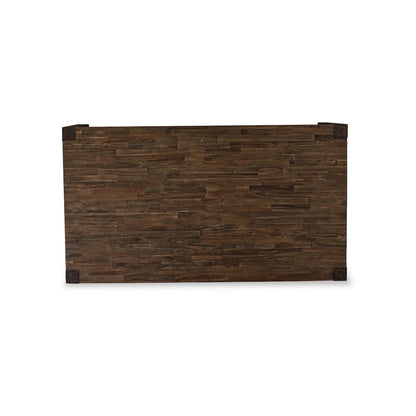 7 Piece Dining Table Set Consists of a Rectangle Rustic Wood Table