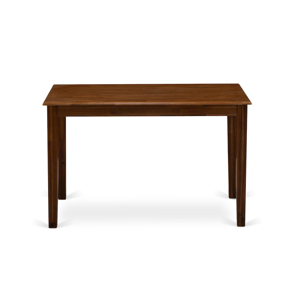 3 Piece Dining Room Furniture Set Contains a Rectangle Solid Wood Table