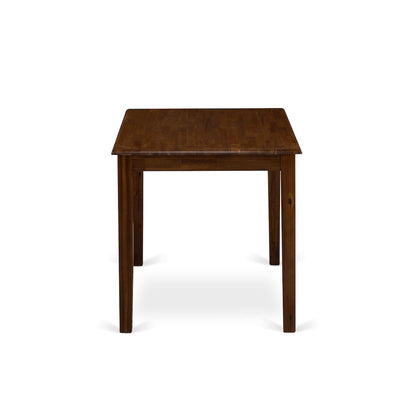 3 Piece Dining Room Furniture Set Contains a Rectangle Solid Wood Table