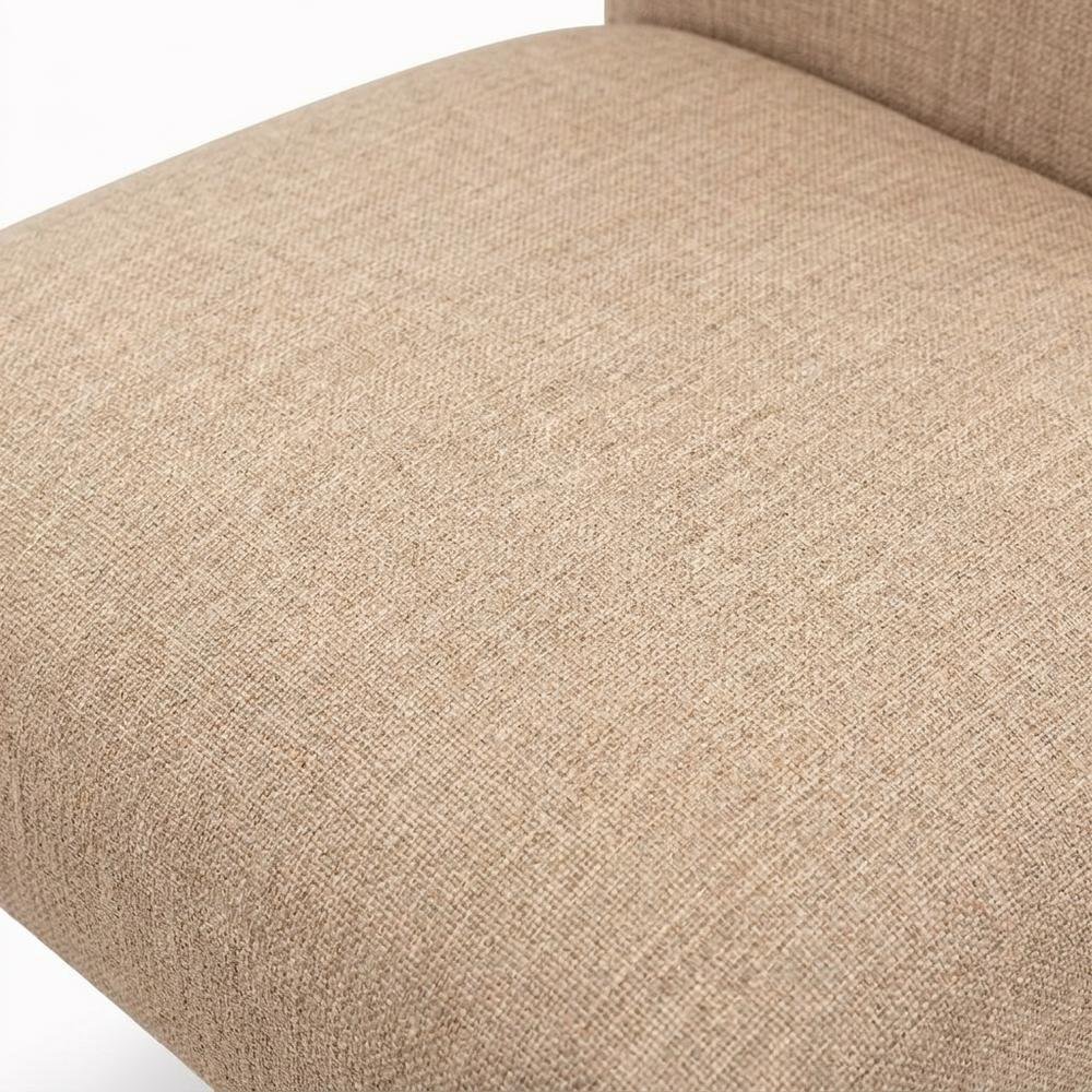 Solid Wood Linen Upholstered High-Back Parsons Dining Chairs, Set of 2