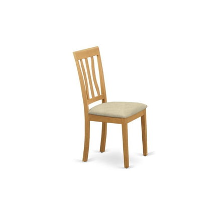 Elegant Wooden Dining Chairs – Cushion Seat Kitchen Chairs, Set of 2